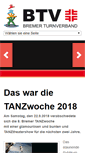Mobile Screenshot of bremer-turnverband.de